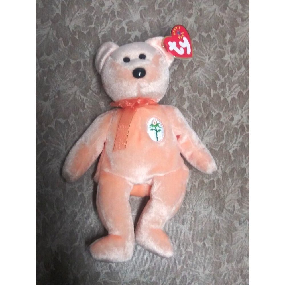 Rare! New! Retired! Ty Beanie Baby - Dearest the Bear With Tags Beanie Babies